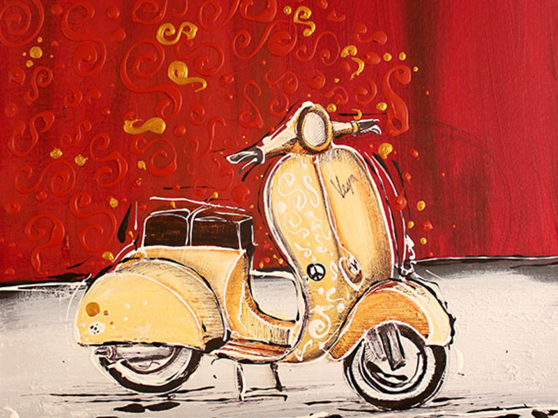 Ortiz Roberto / Vespa beige