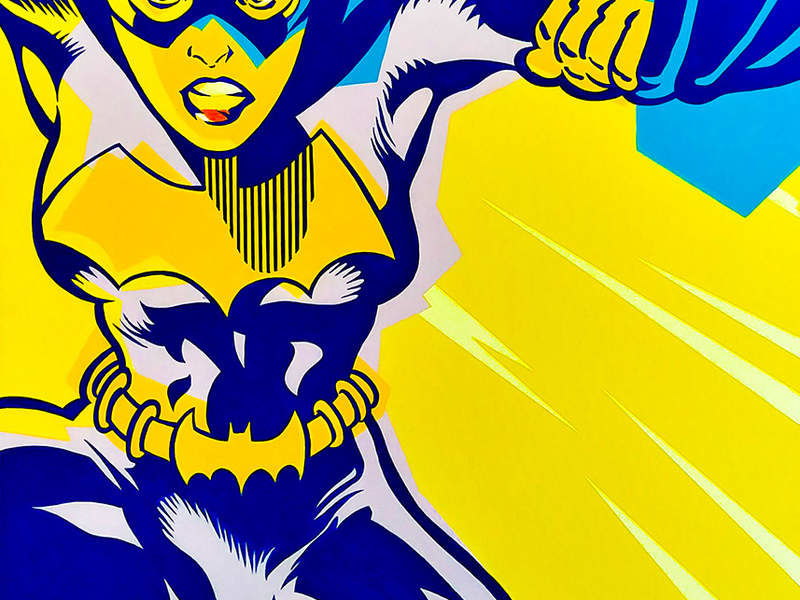 BAT GIRL / POP ART