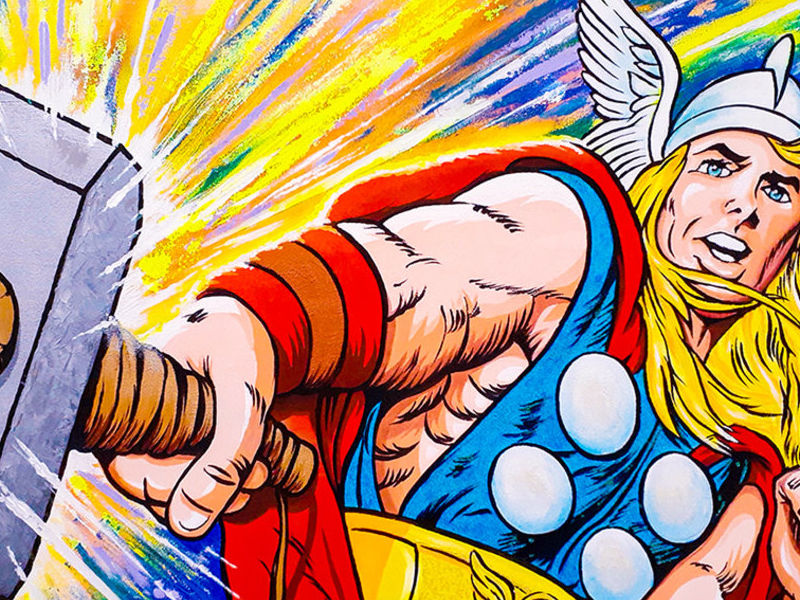 THOR IN ACTION / POP ART 