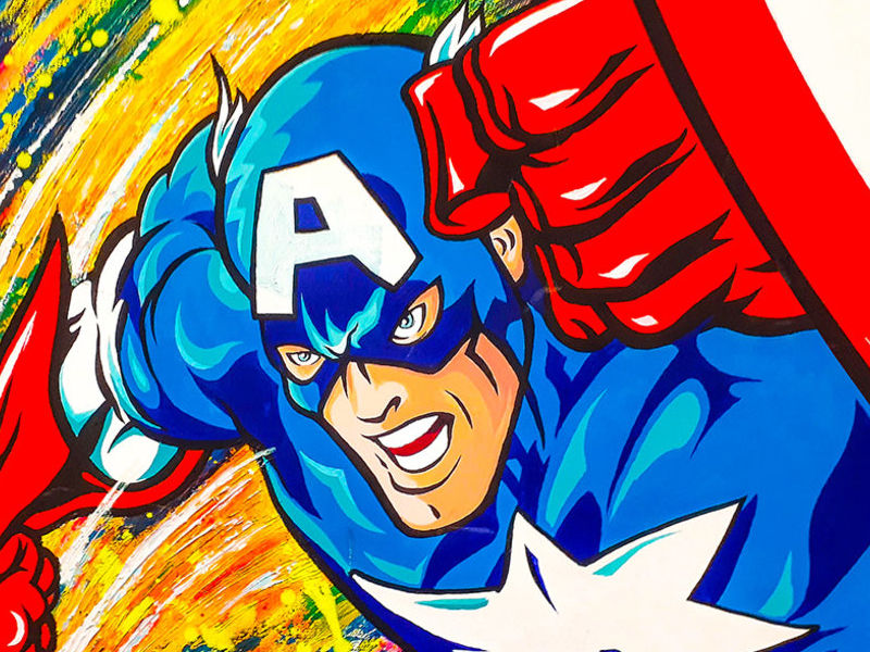 CAPTAIN AMERICA / POP ART - Tobar Jose | ARTEX